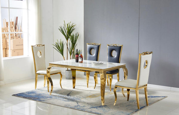 Table de repas baroque XL - Destock linge